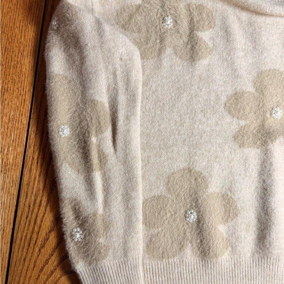 Nanette Lepore Cream Knit Sweater - Picture 3 of 5